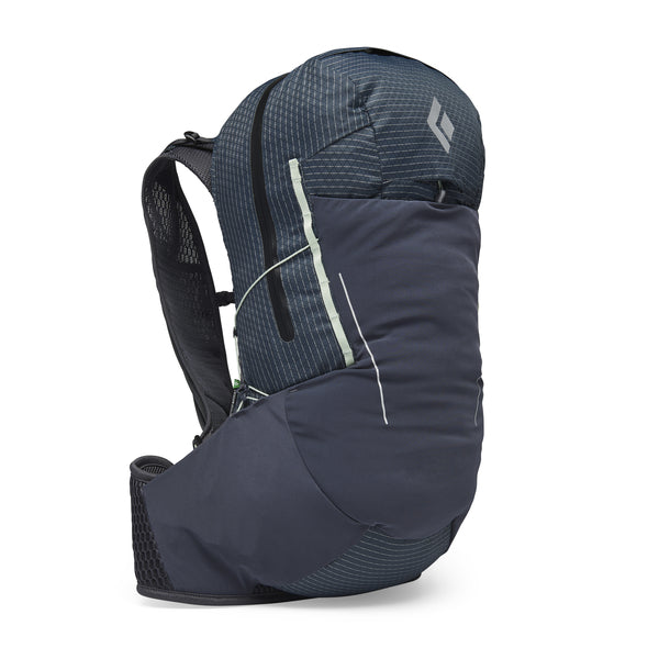Green and cheap black backpack