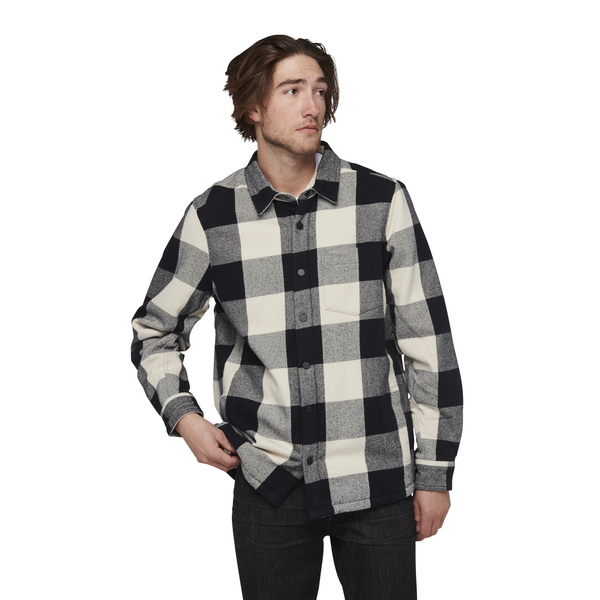 Fuzzy flannel shirt on sale