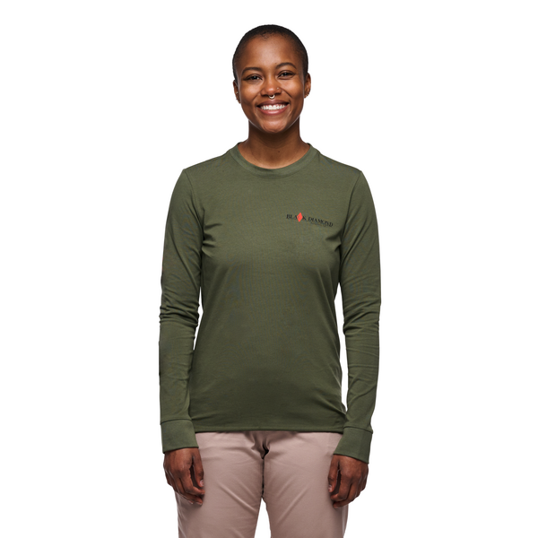 Heritage Wordmark LS Tee Women s