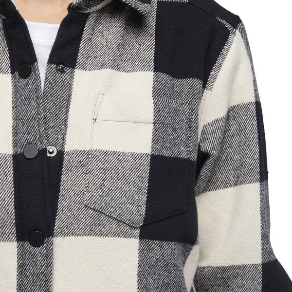 Black/Off White Plaid