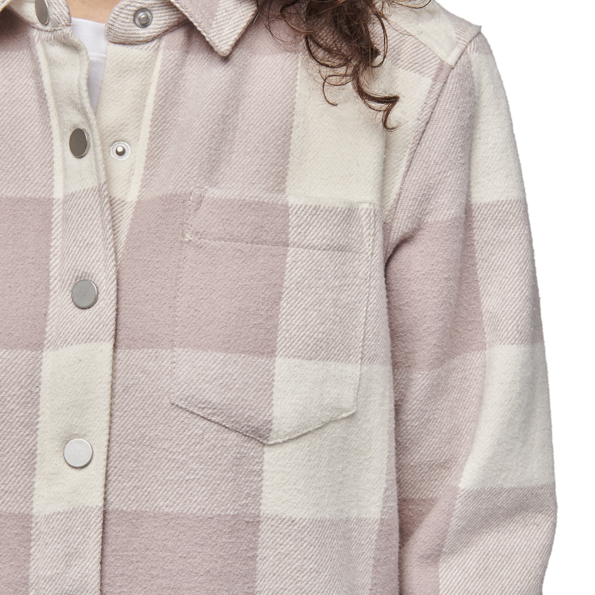 Pale Mauve/Off White Plaid
