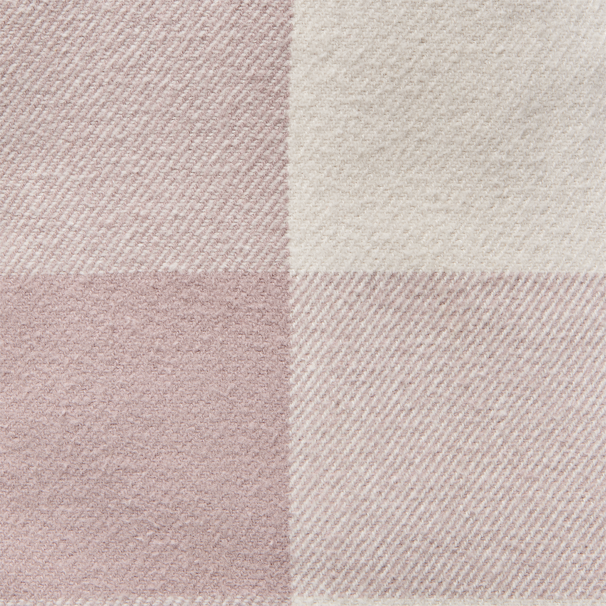 Pale Mauve/Off White Plaid