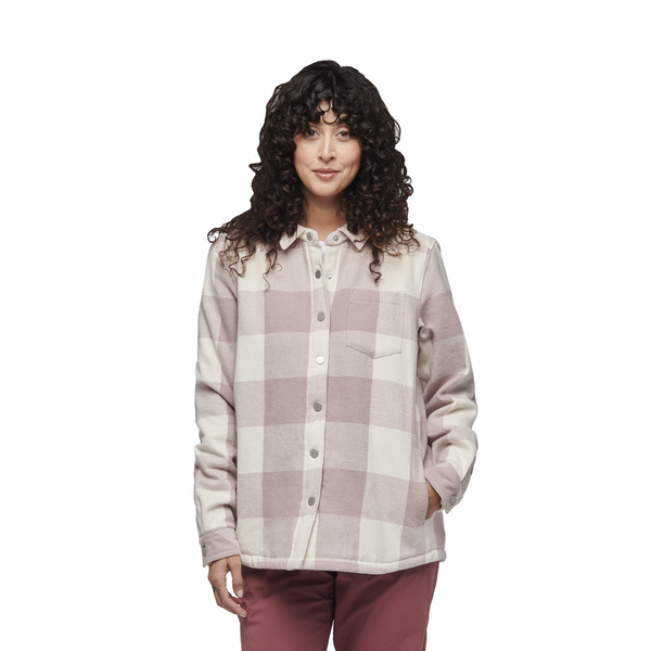 Pale Mauve/Off White Plaid