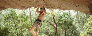 black diamond athlete Sam Gullifer climbing 