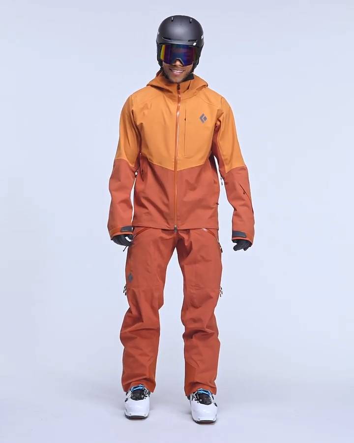 スキー  Recon Stretch Ski Shell BD M RECON STRETCH SKI SHELL | MULLED CIDER/BLK/OCTANE - Gerick Sports